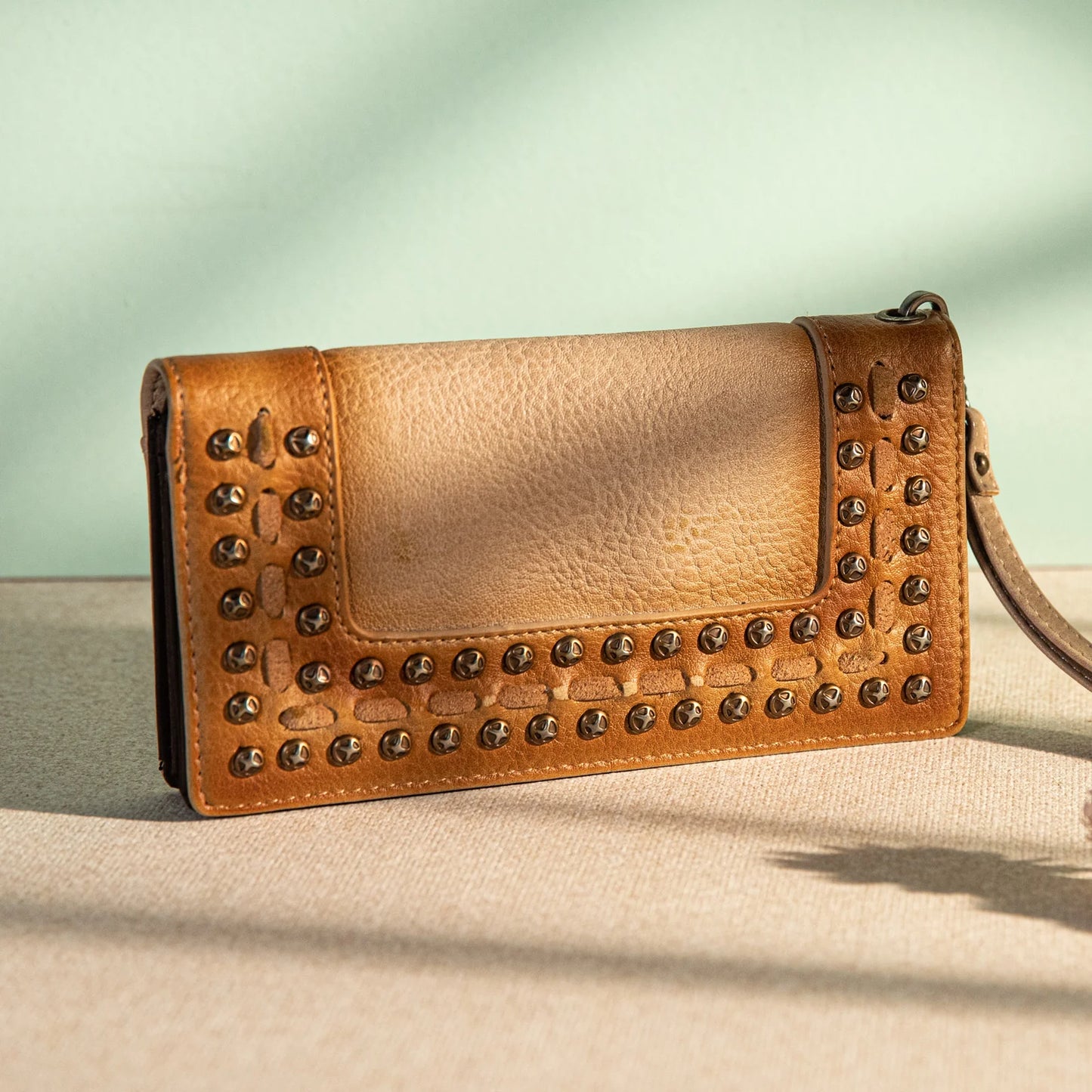 Wrangler Studded Wristlet Wallet