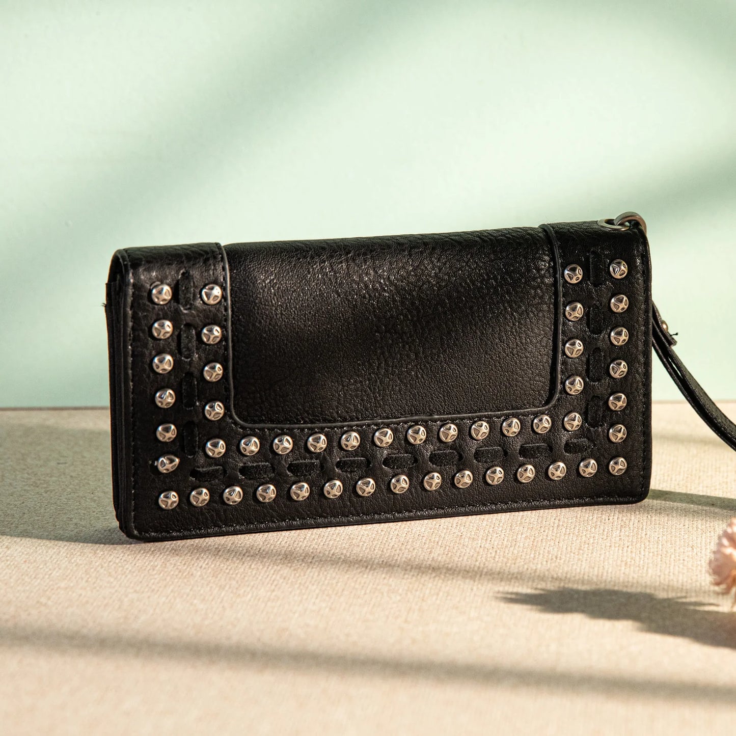 Wrangler Studded Wristlet Wallet