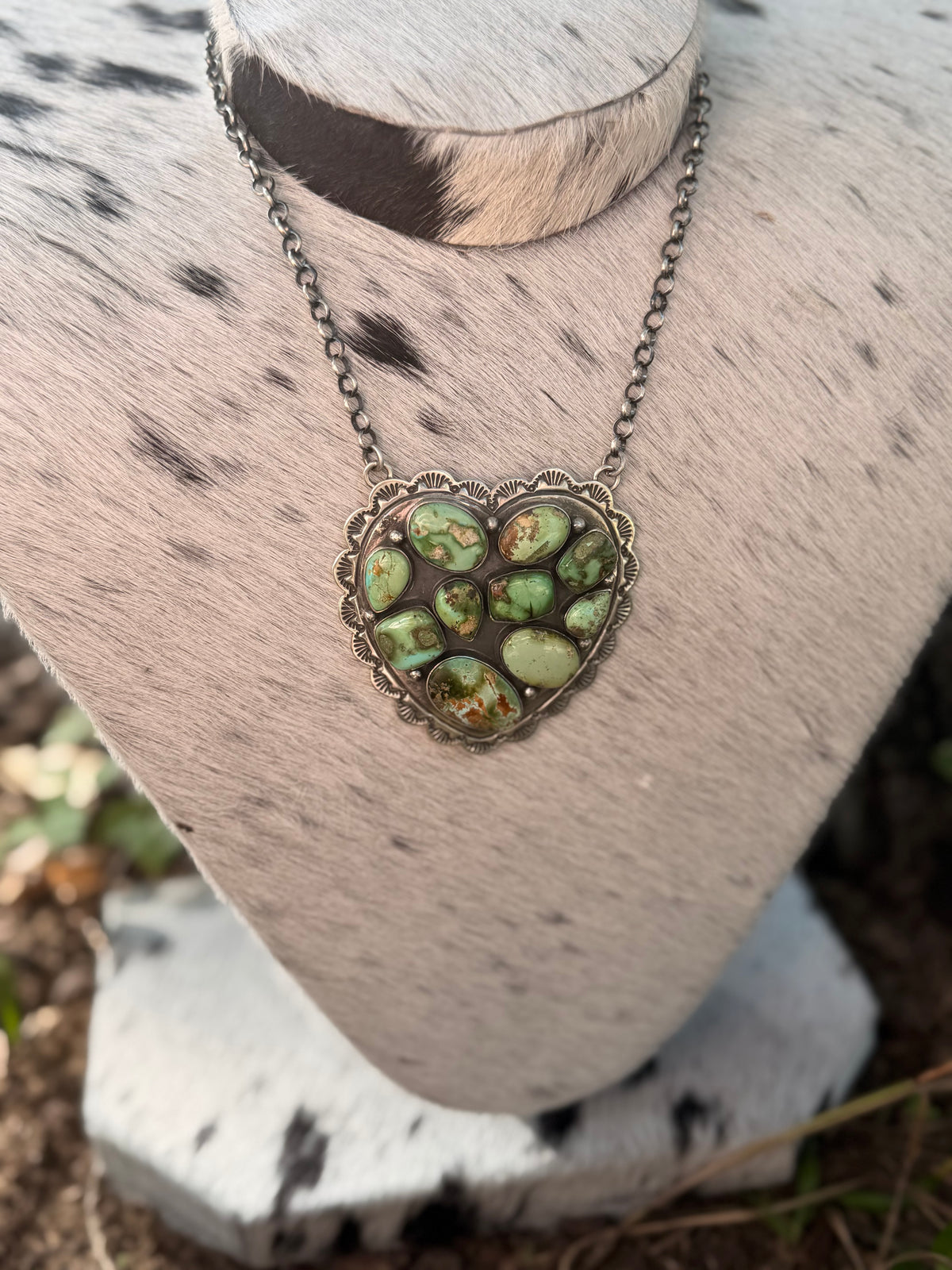 Charles Johnson Green Sonoran Heart Cluster