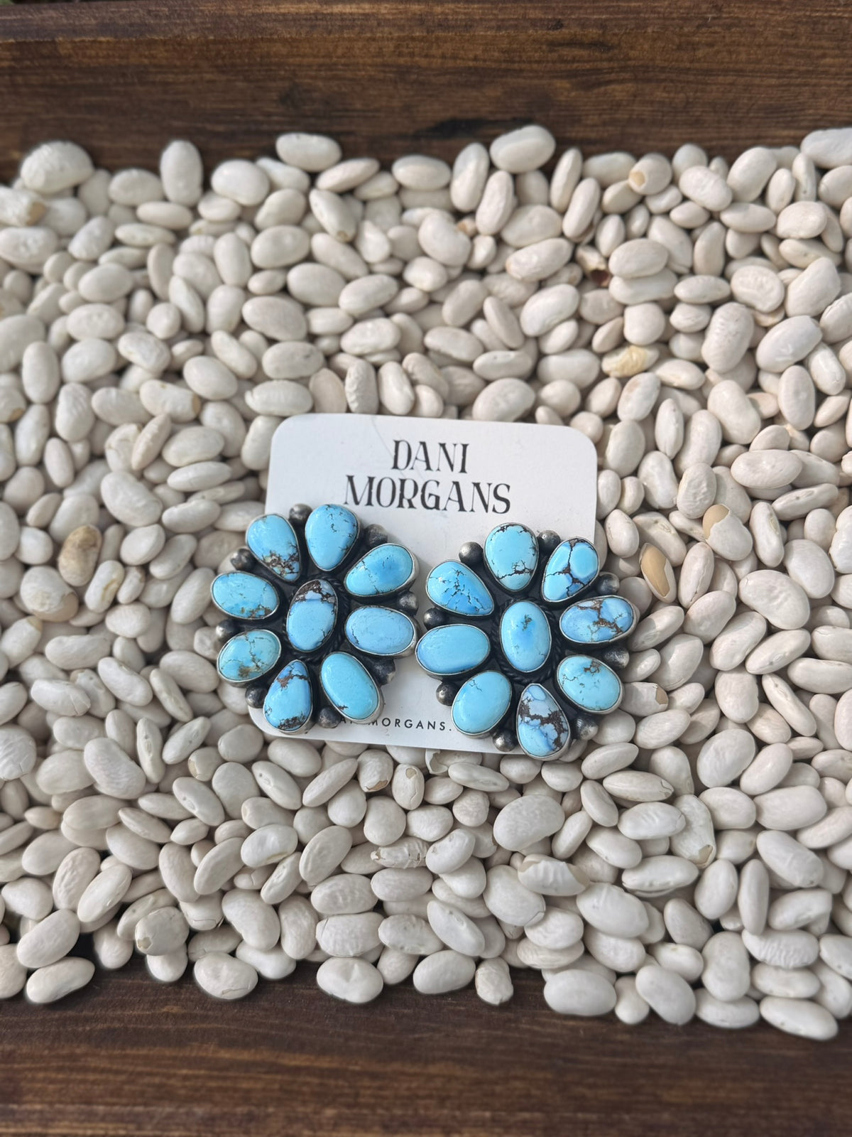 TS Golden Hills Full Cluster Earrings