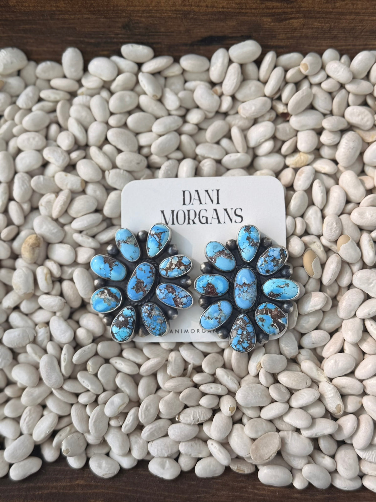 TS Golden Hills Full Cluster Earrings