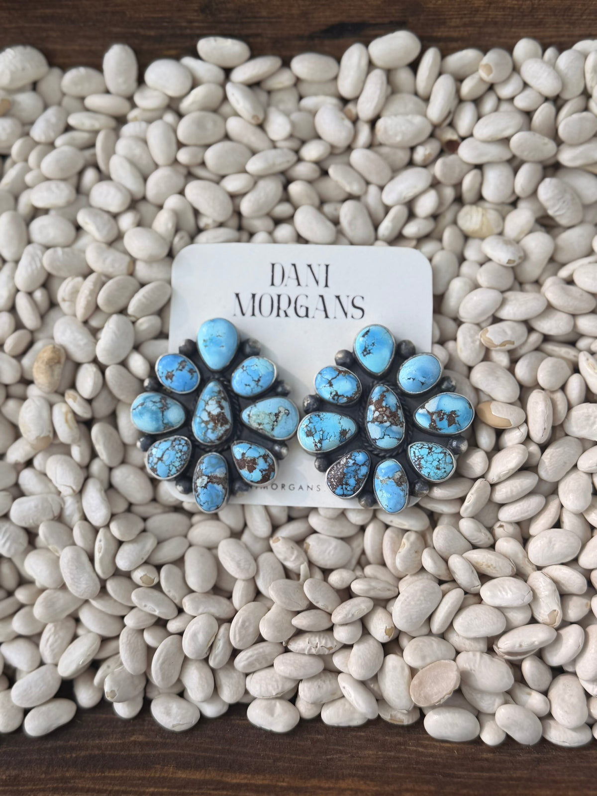 TS Golden Hills Full Cluster Earrings