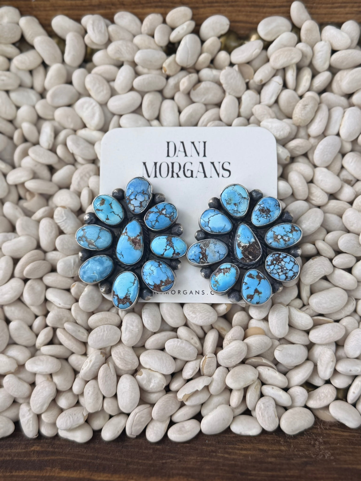 TS Golden Hills Full Cluster Earrings
