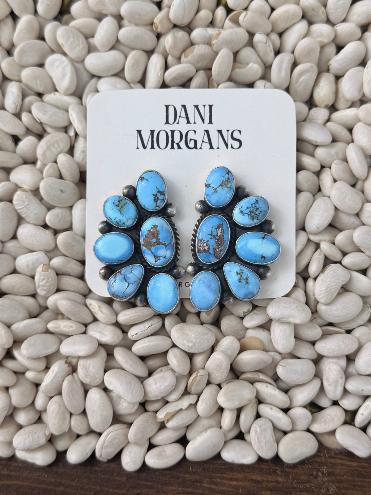 TS Golden Hills Half Cluster Earrings