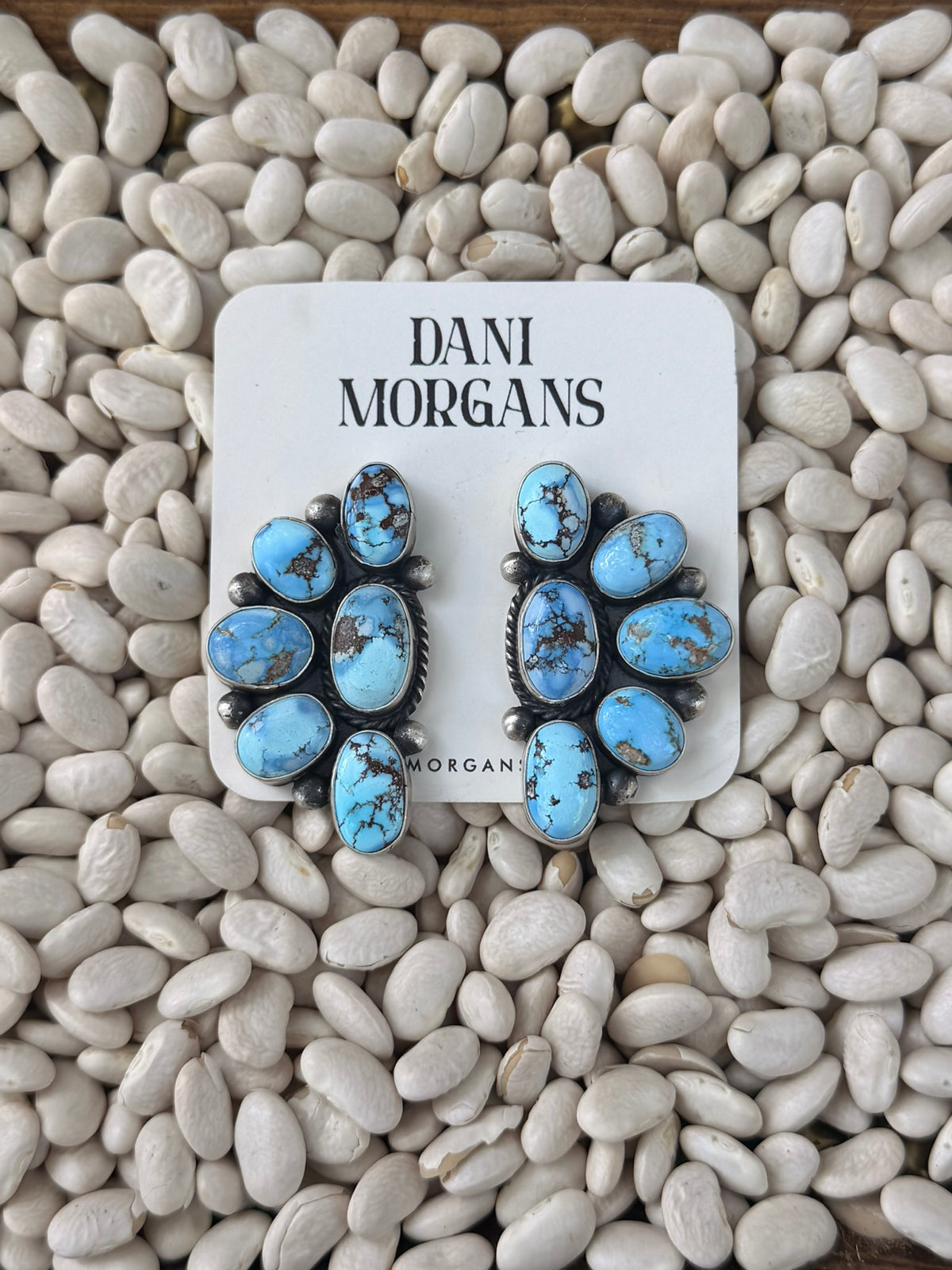 TS Golden Hills Half Cluster Earrings