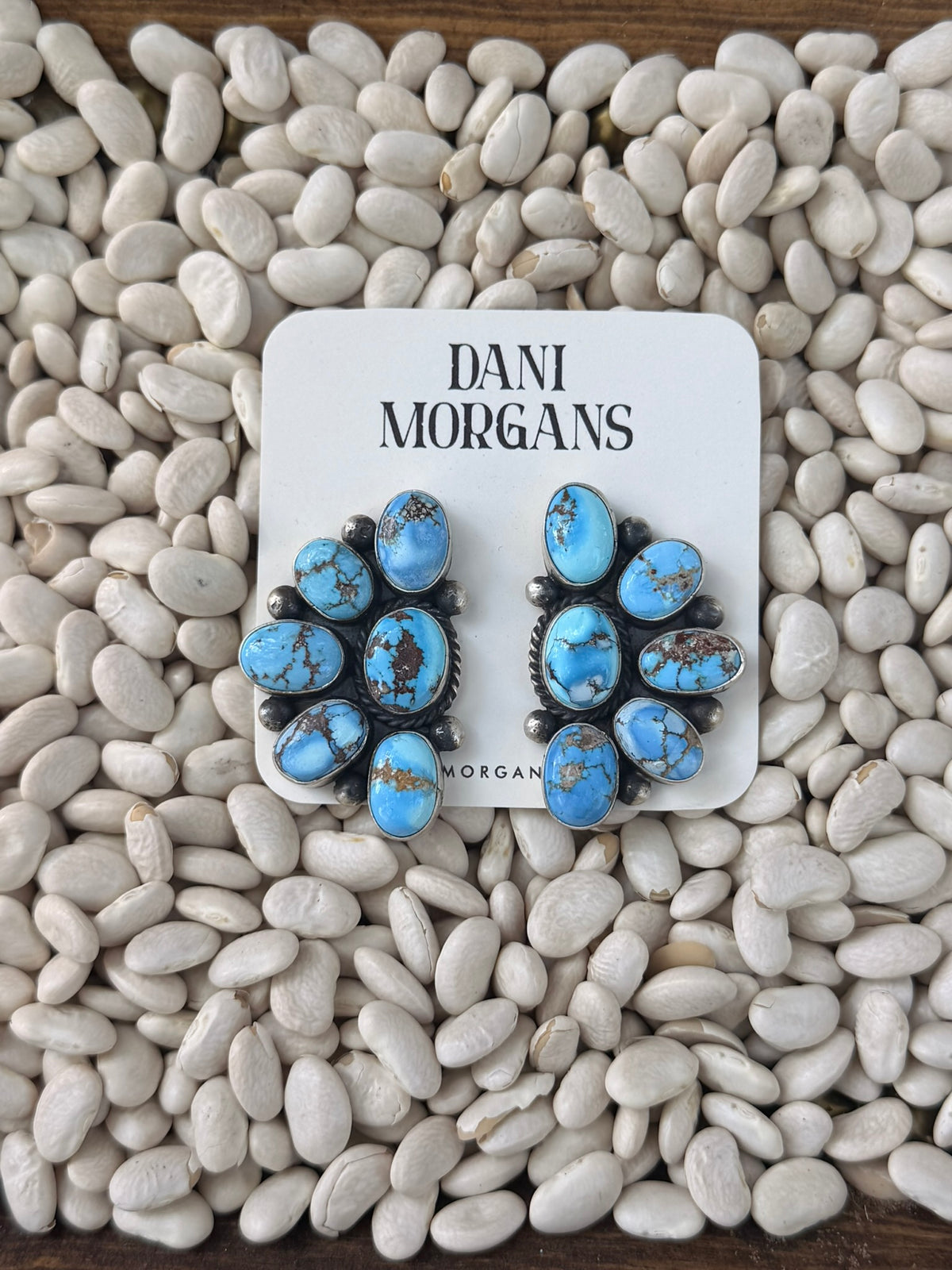 TS Golden Hills Half Cluster Earrings