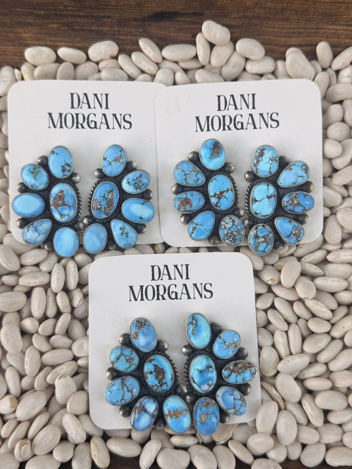 TS Golden Hills Half Cluster Earrings