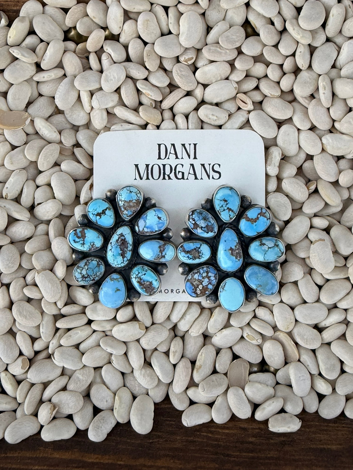 TS Golden Hills Full Cluster Earrings