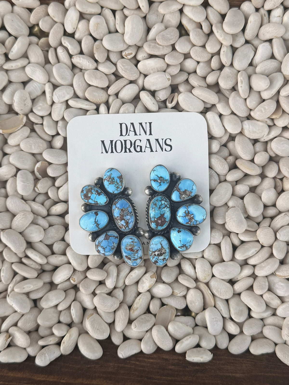 TS Golden Hills Half Cluster Earrings
