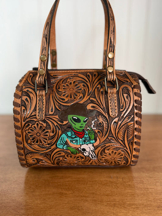 Cosmic Cowgirl Western Speedy Bag