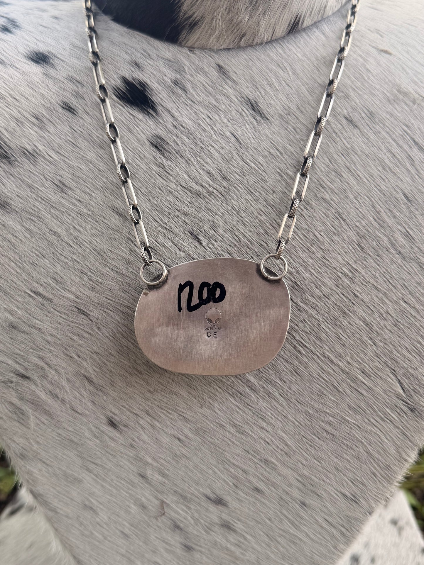 Chris Etsitty | Single Stone Blackjack Necklace