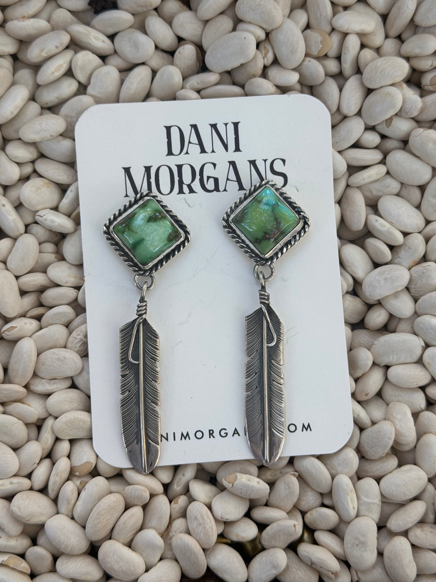 J. Nelson Sonoran Feather Dangle Earrings