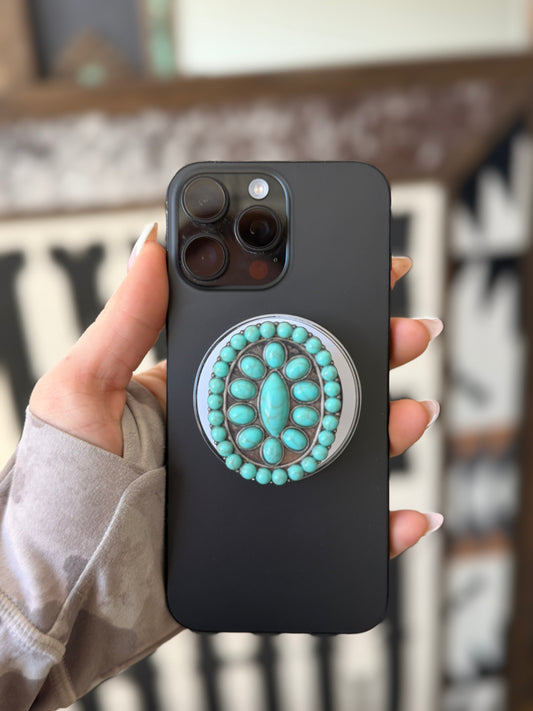 Turquoise Stone Concho MAGSAFE Phone Grip