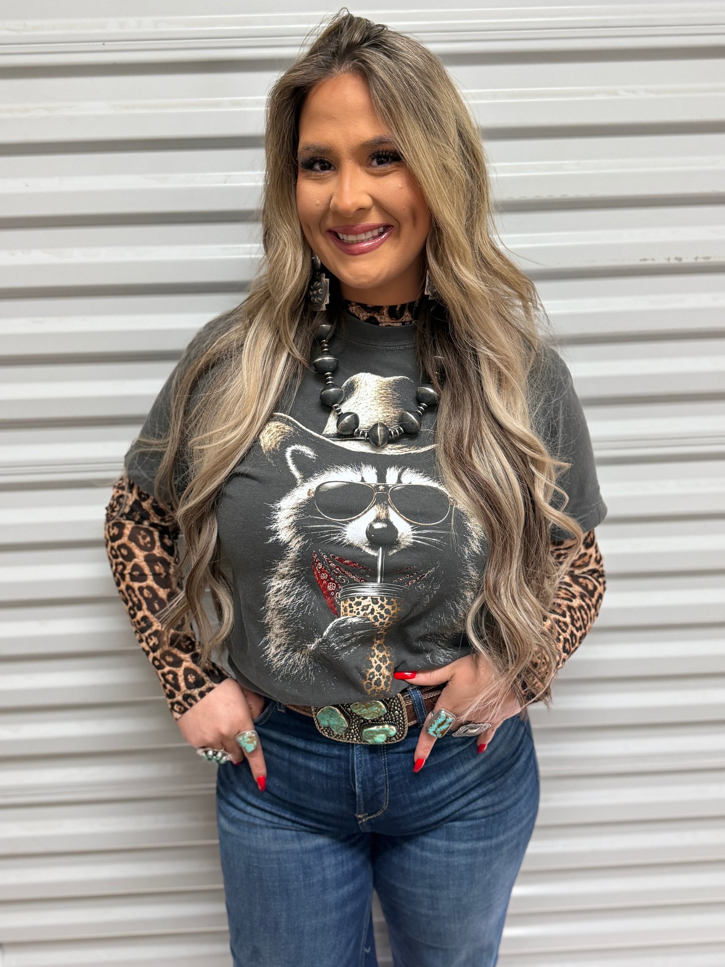 The Bandit Raccoon Graphic Comfort Colors Tee