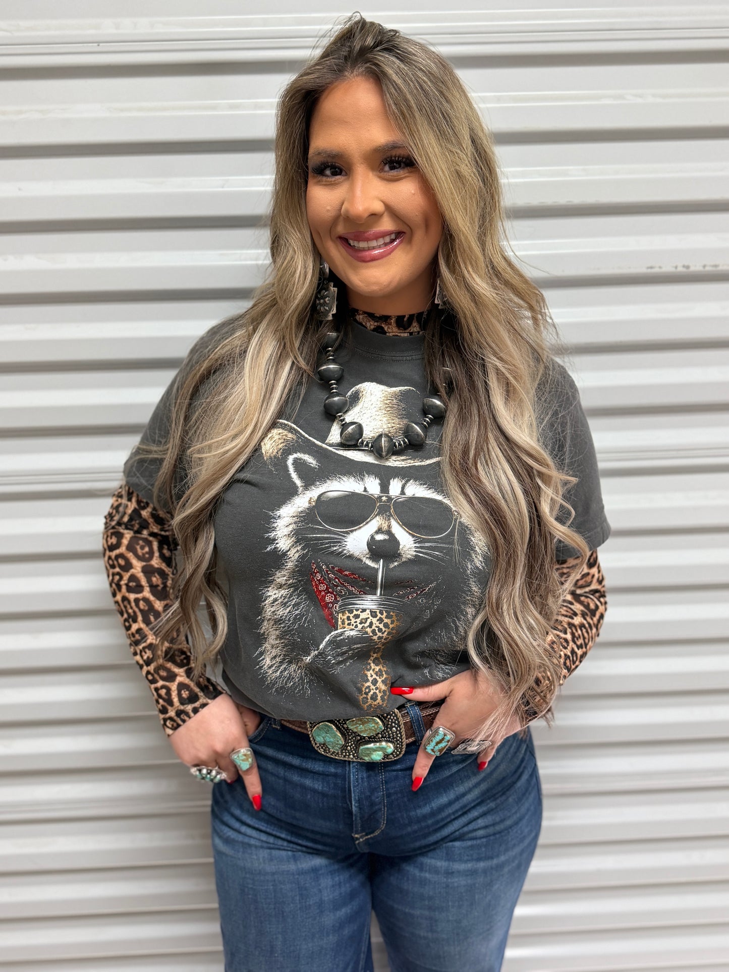 The Bandit Raccoon Graphic Comfort Colors Tee