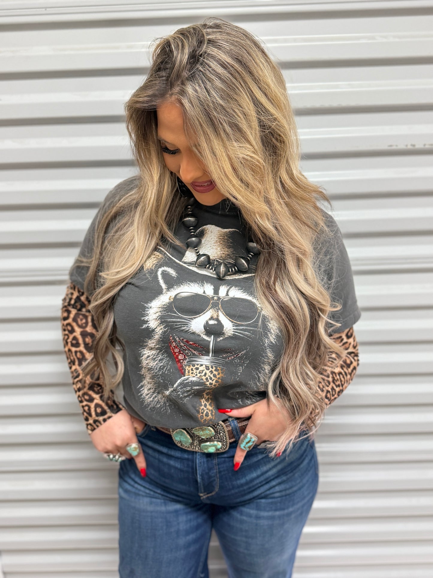 The Bandit Raccoon Graphic Comfort Colors Tee