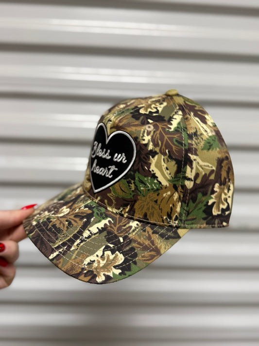 Bless Your Heart Camo Trucker Hat