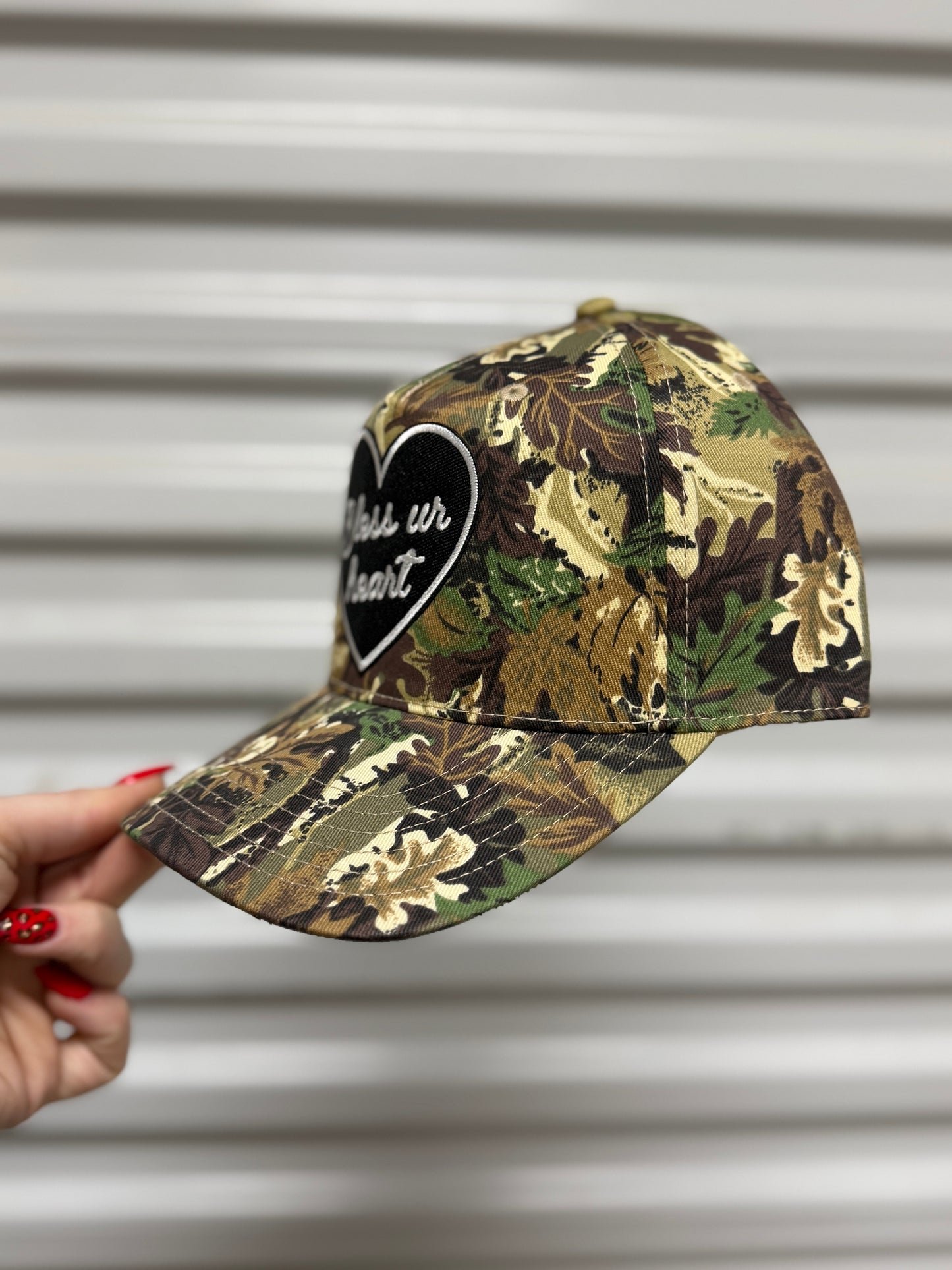 Bless Your Heart Camo Trucker Hat