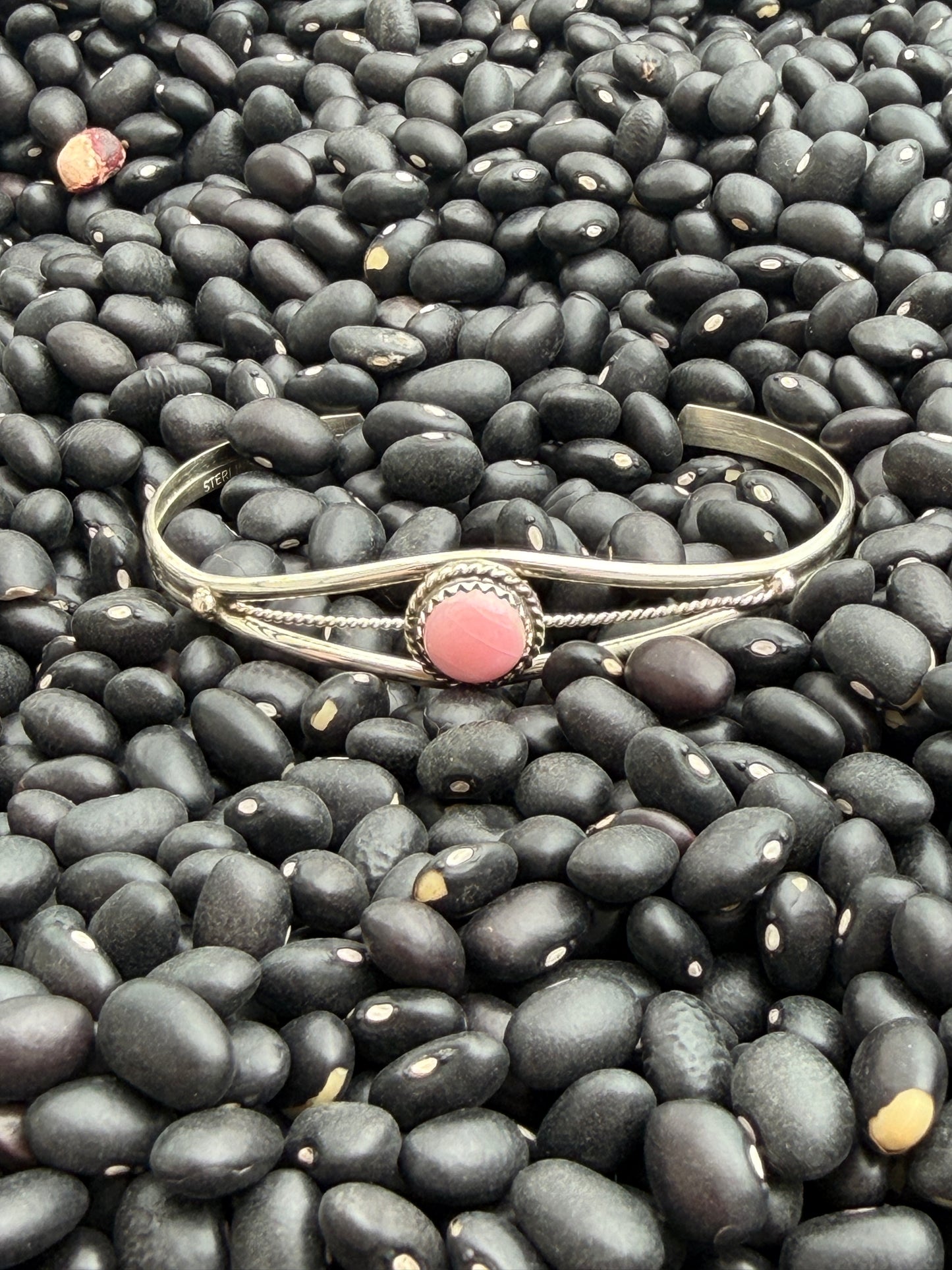 Esther White Navajo Handmade Sterling Silver Cuff Bracelet | Signed & Stamped 925