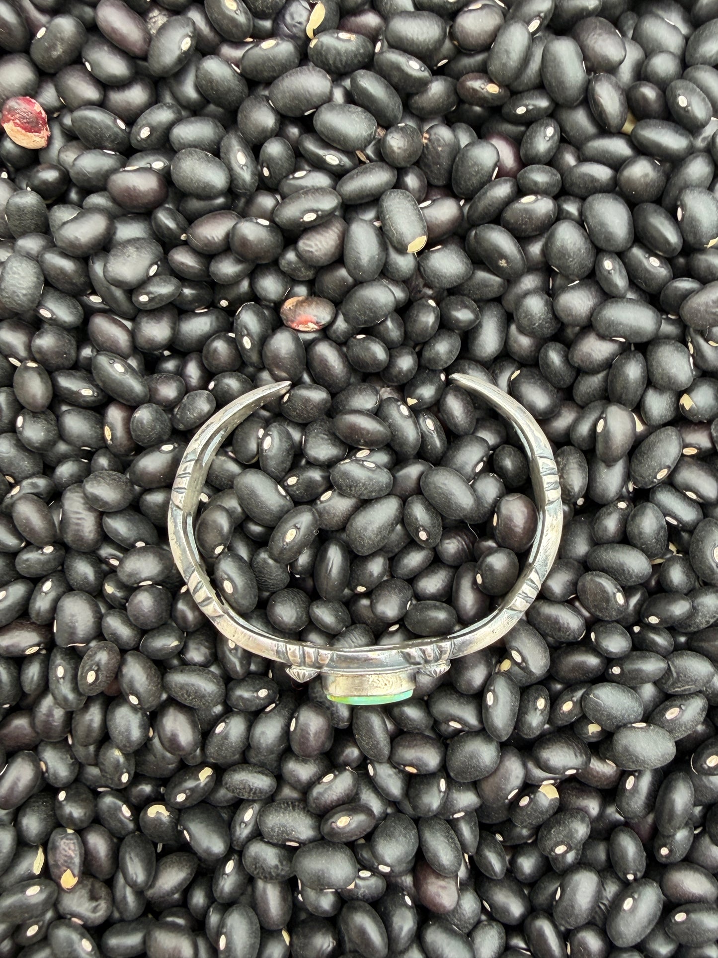 Sonora Gold Turquoise Cuff Bracelet | Handmade Sterling Silver | Signed & Stamped 925