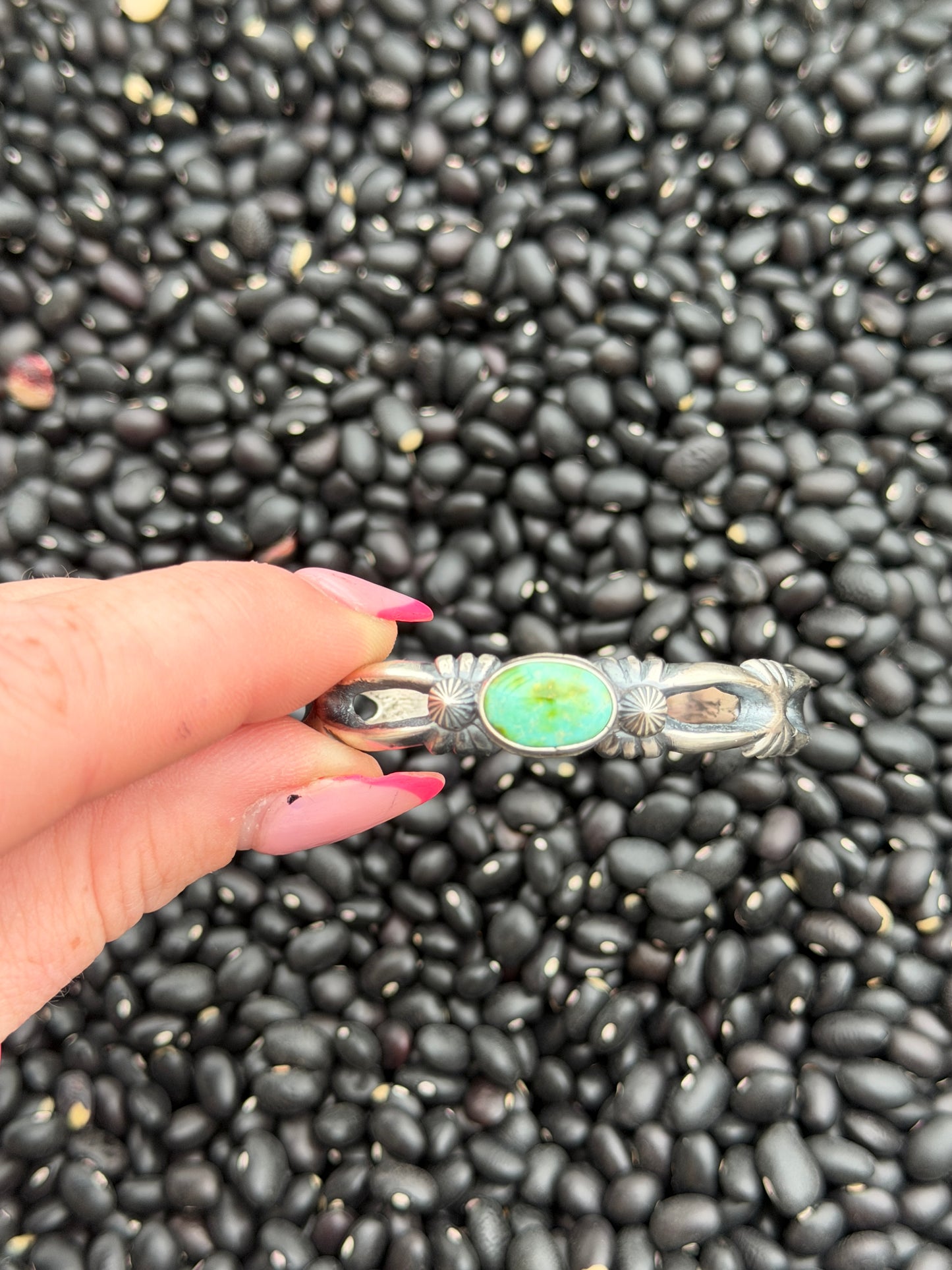 Sonora Gold Turquoise Cuff Bracelet | Handmade Sterling Silver | Signed & Stamped 925