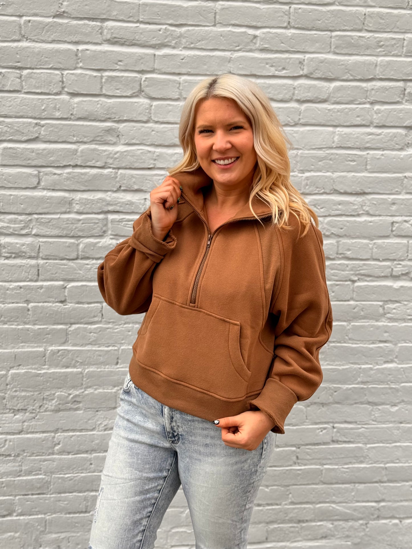 Super soft 1/2 Zip Pullover