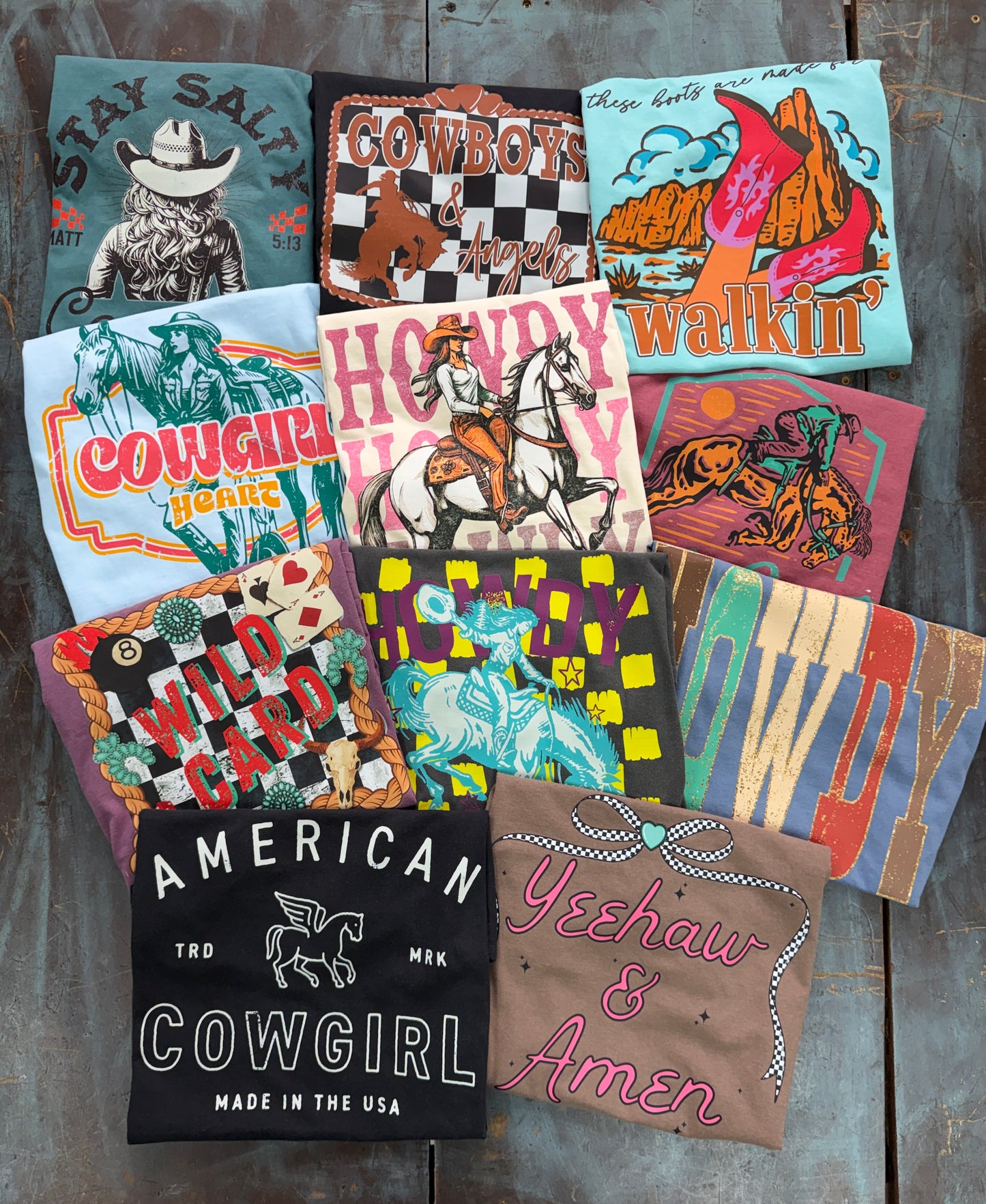 Western Tee Shirt Bundle- TWO T SHIRTS!