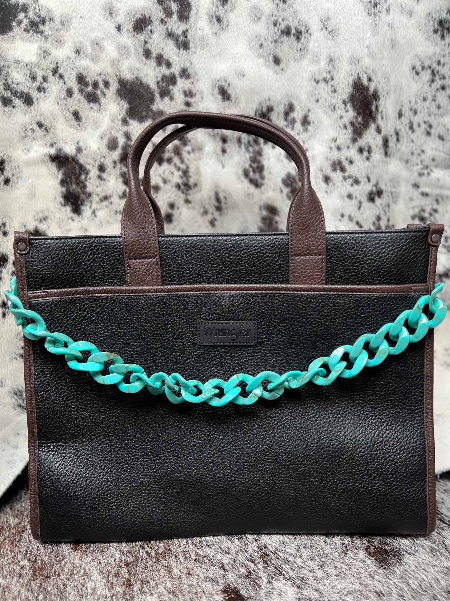 Turquoise Acrylic Bag Chain
