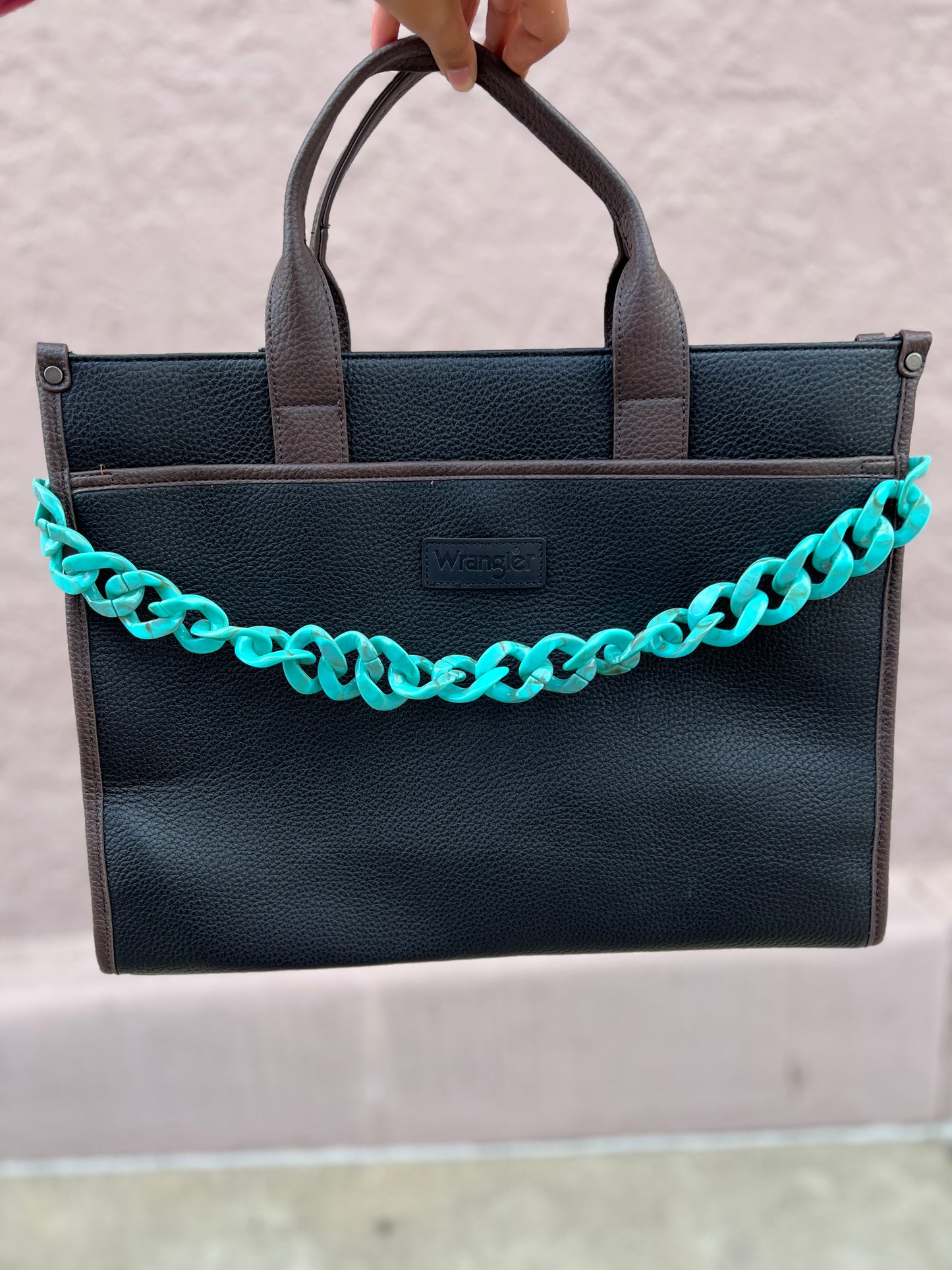 Turquoise Acrylic Bag Chain