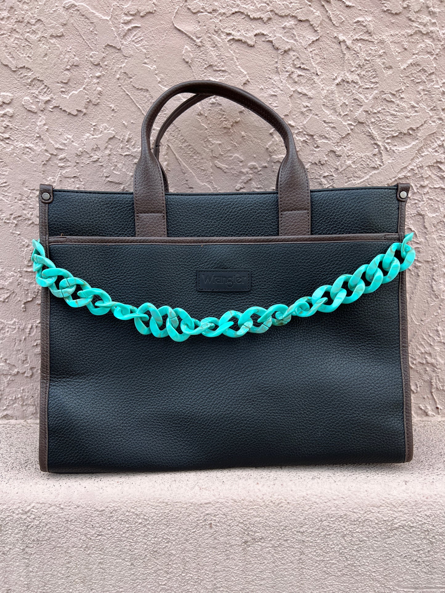Turquoise Acrylic Bag Chain