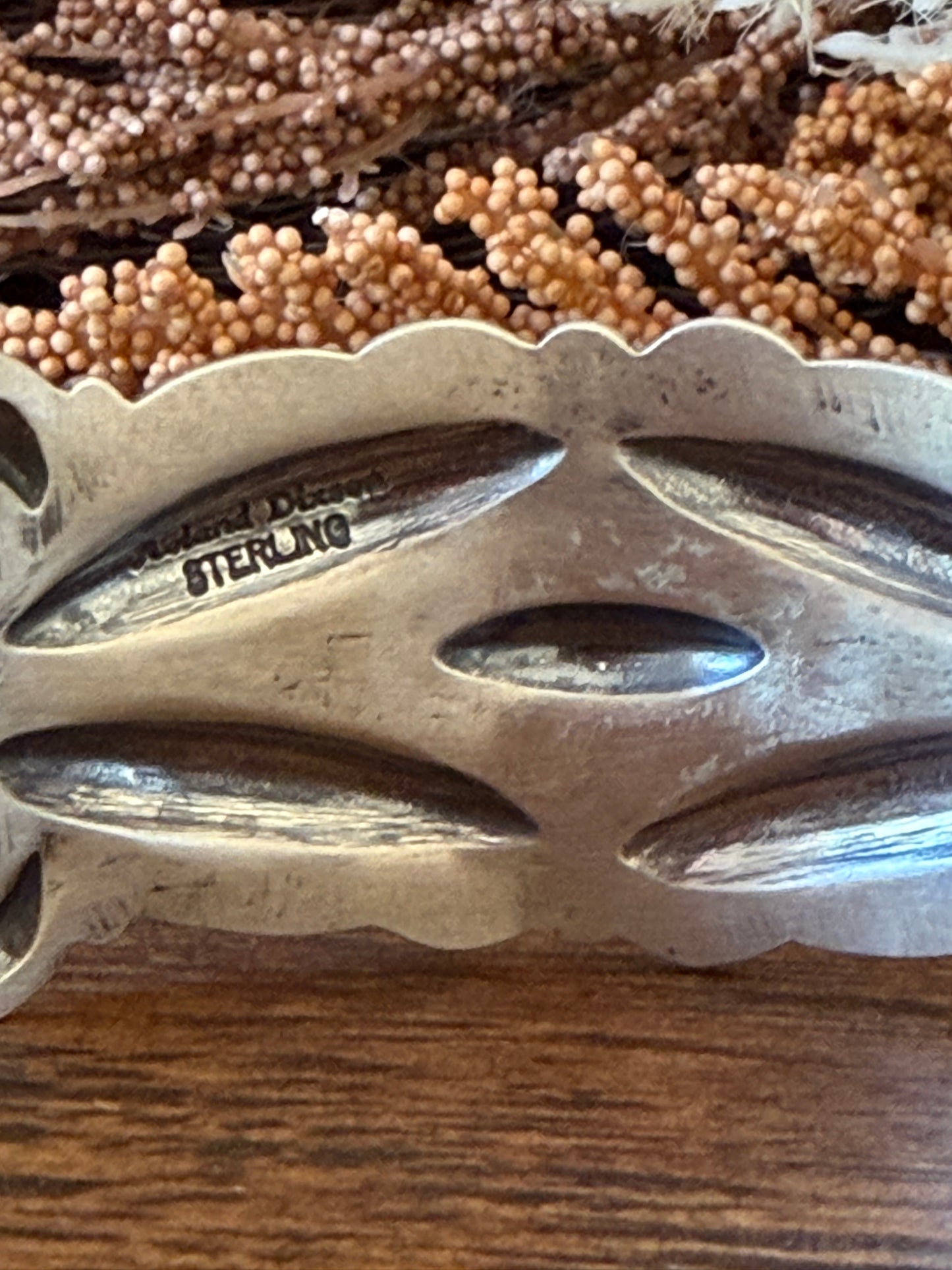Sterling Silver Statement Cuff – Native Made by Roland Dixson