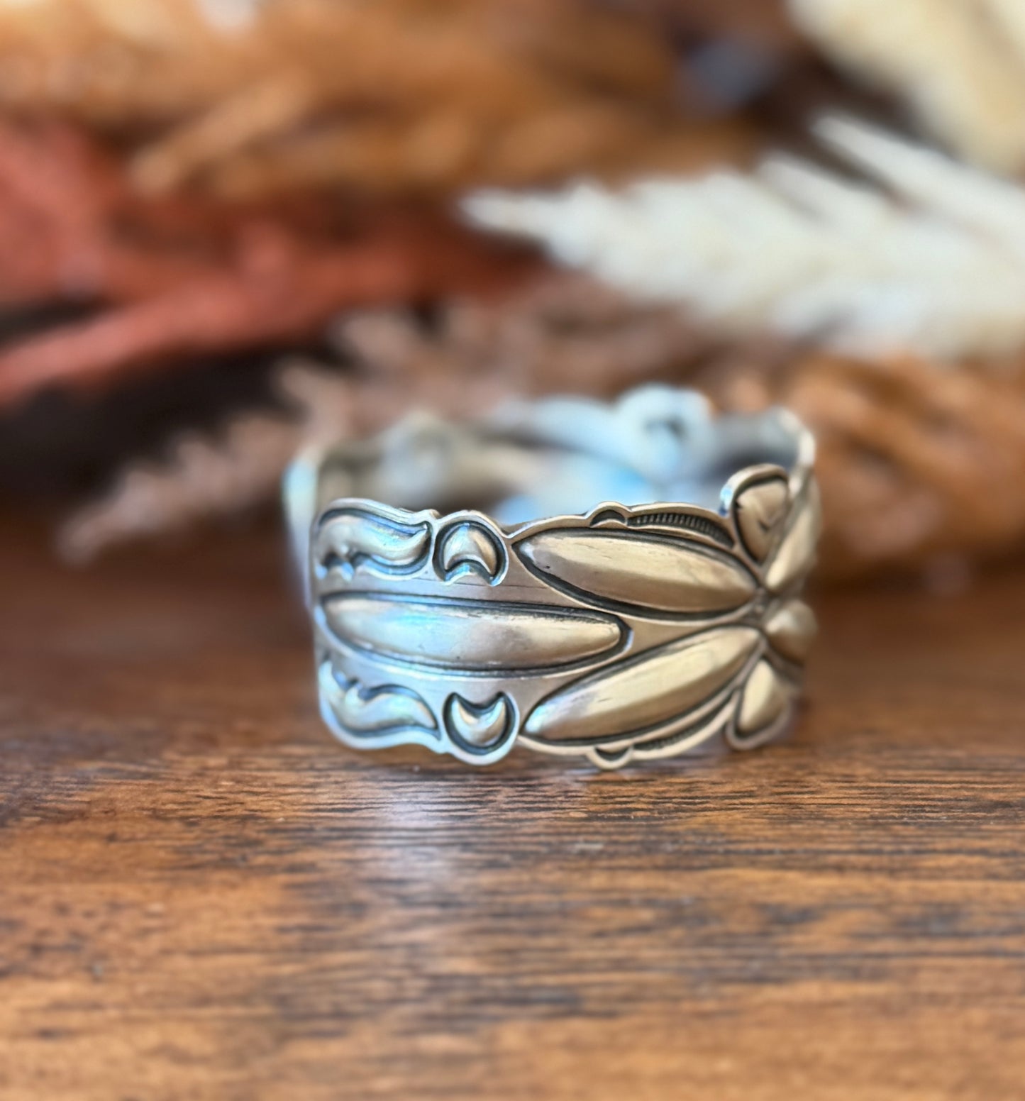 Sterling Silver Statement Cuff – Native Made by Roland Dixson