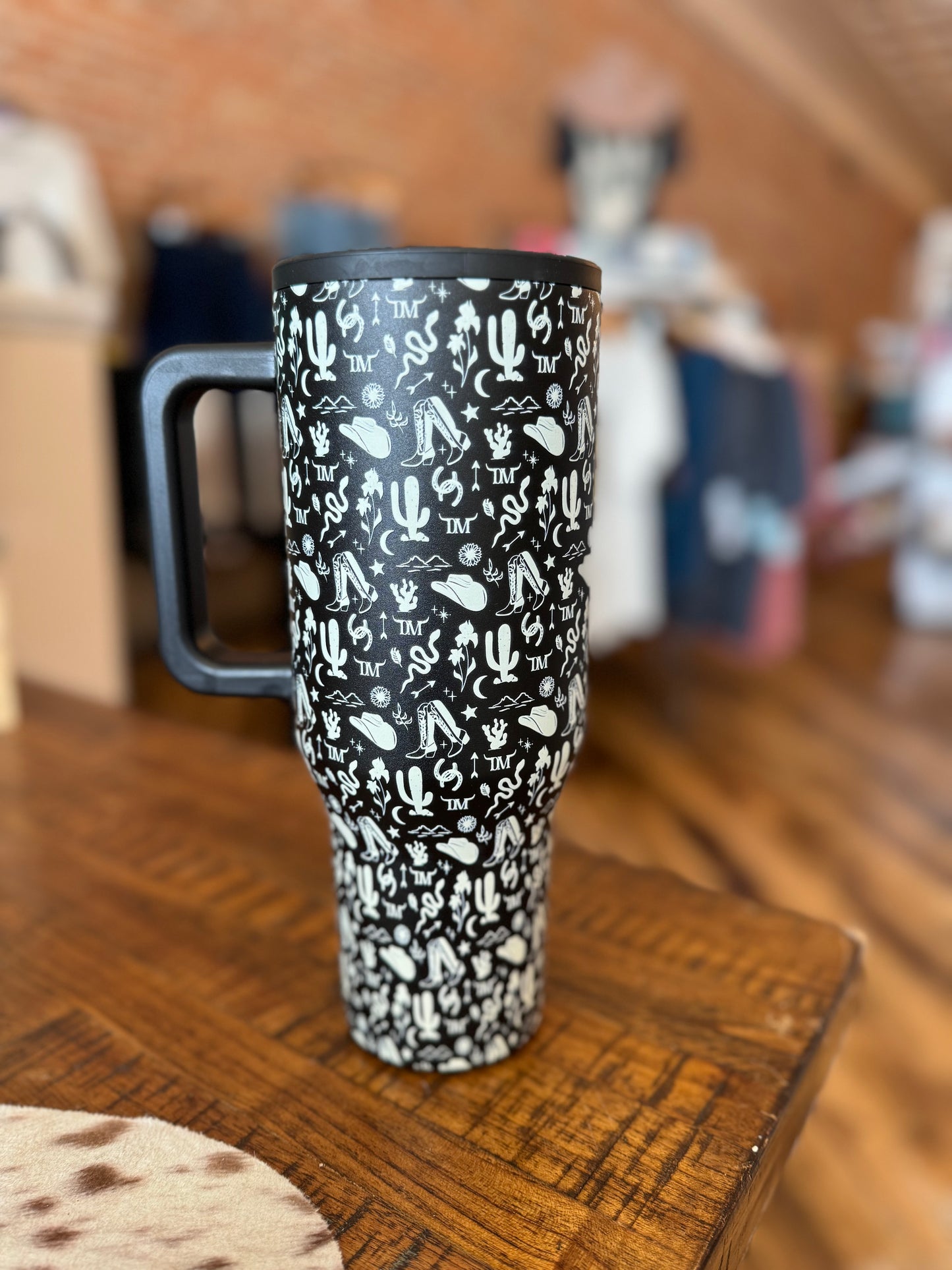 Dani Morgans Western 40oz Leak Proof Tumbler