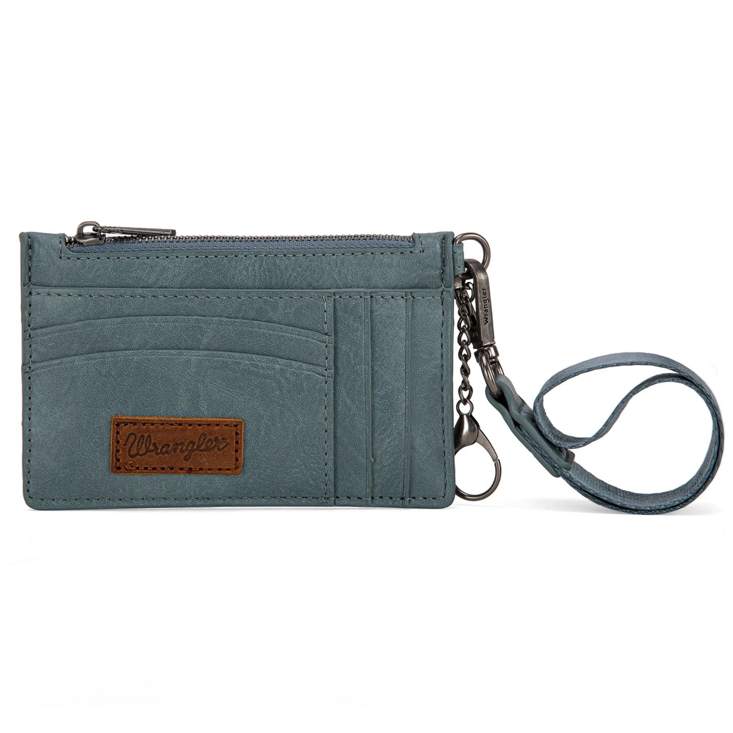 Wrangler VersaCarry Keychain Wallet, Solid Color Key Chain Wristlet Card Wallet