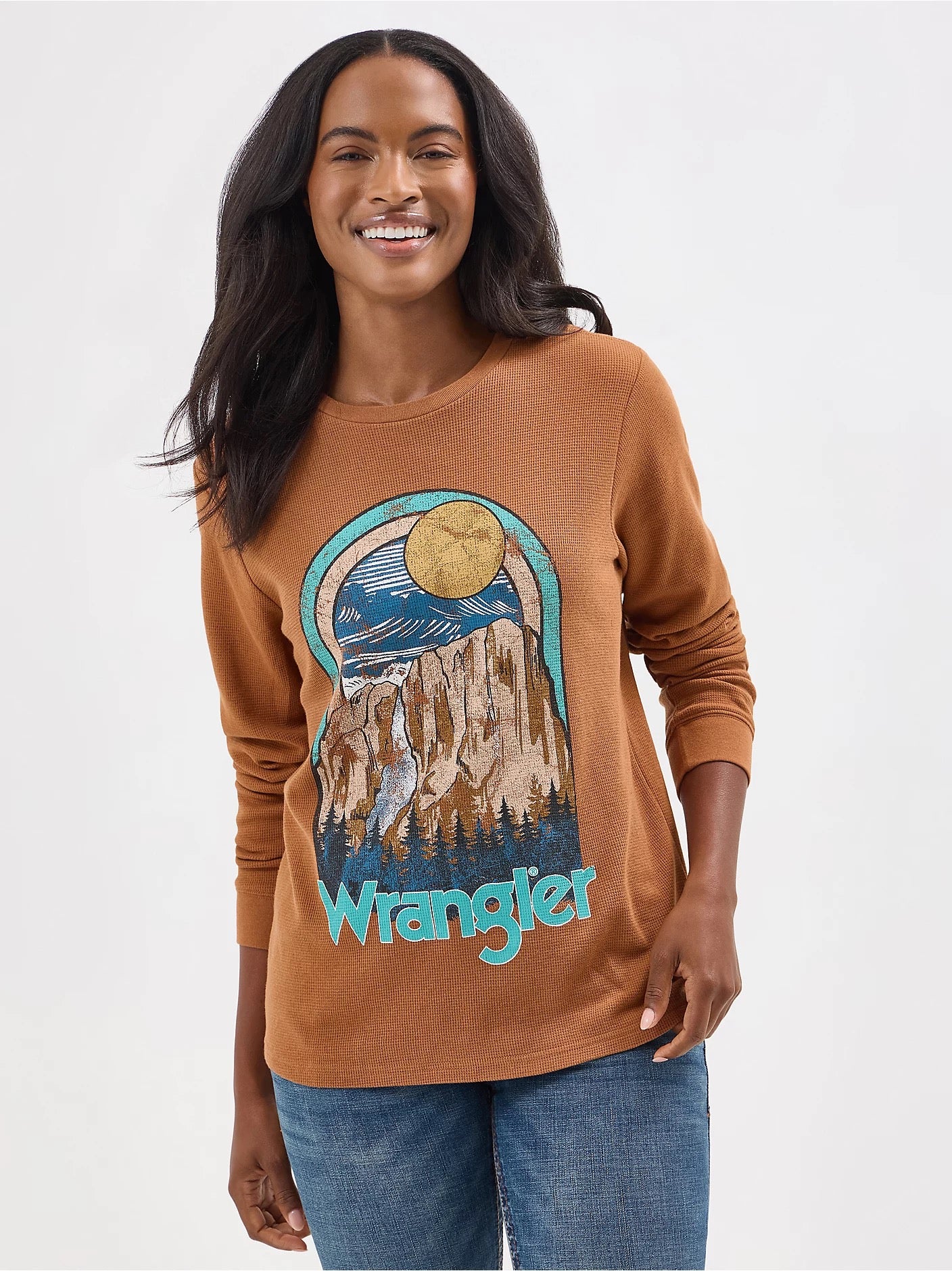 Women's Wrangler Long Sleeve Thermal Graphic Tee