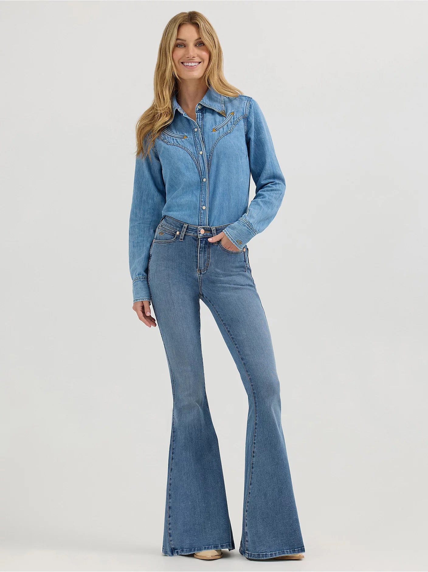 Wrangler X Lainey Wilson Daydream Flare Bell Bottom Jeans