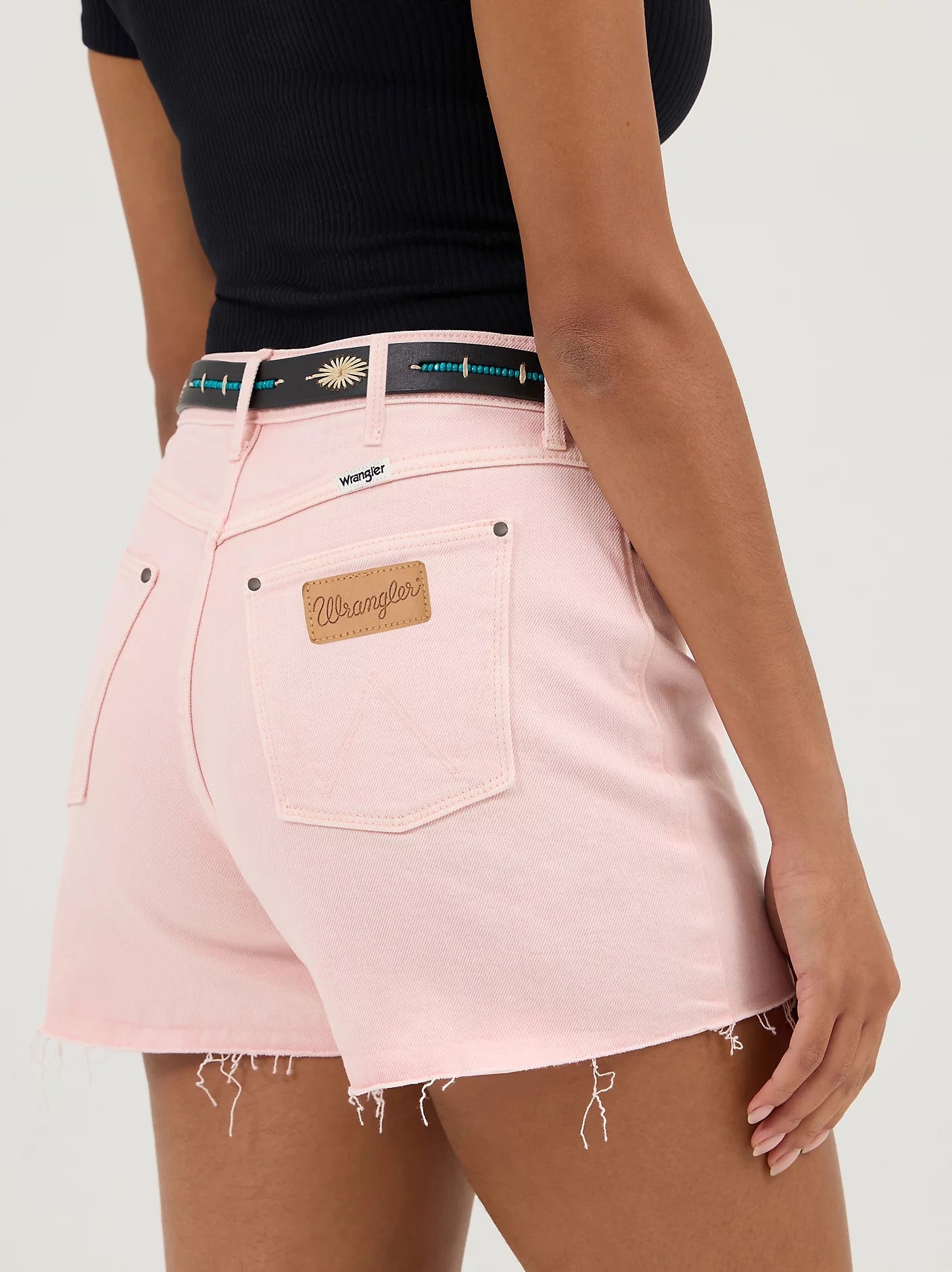 Women's Wrangler High-Rise Cowboy Short in Heart Stone