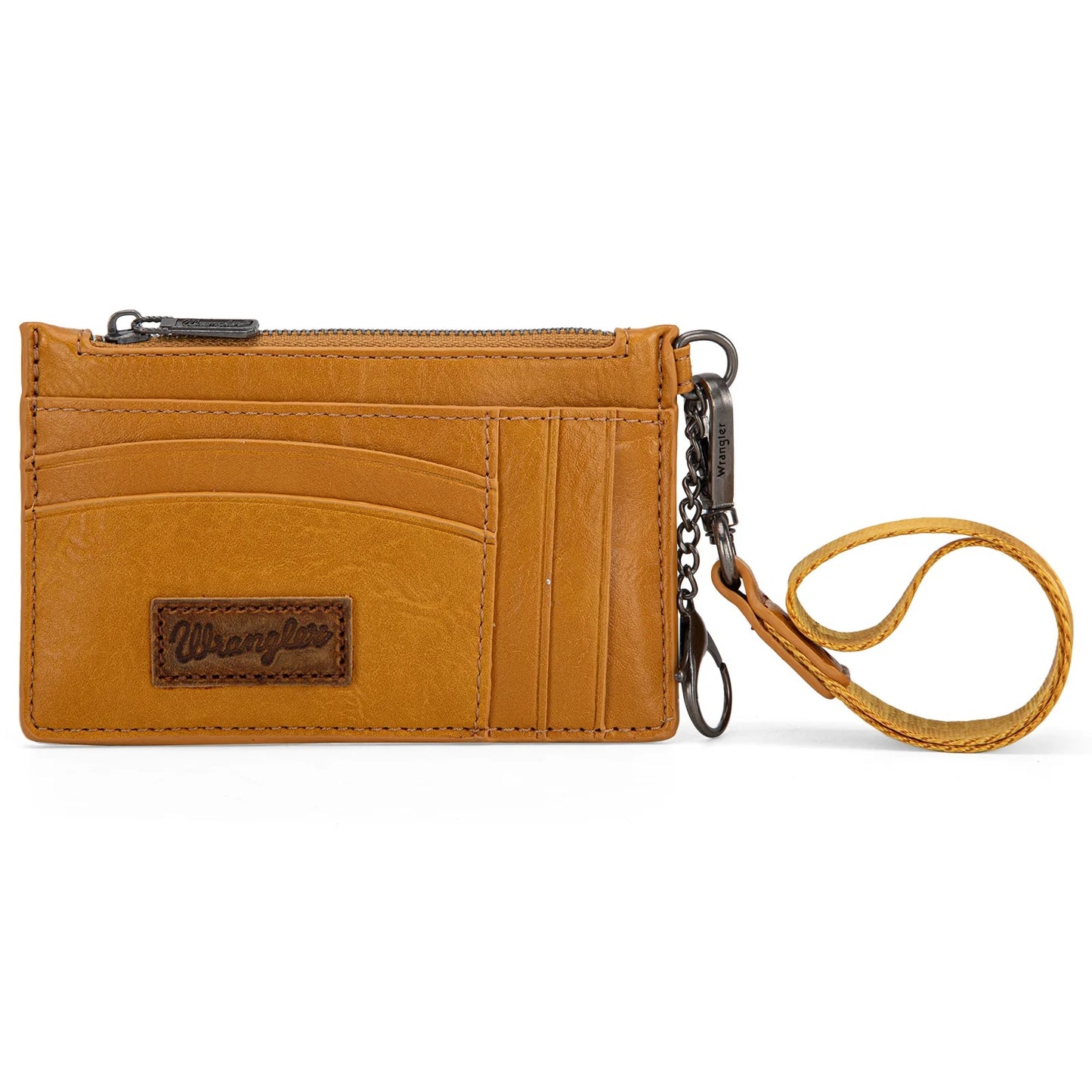 Wrangler VersaCarry Keychain Wallet, Solid Color Key Chain Wristlet Card Wallet