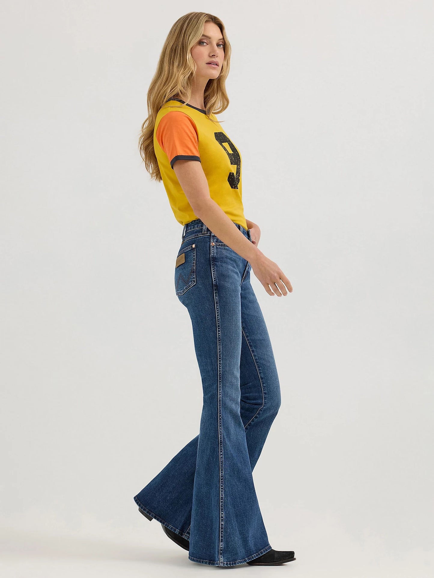 Wrangler X Lainey Wilson Baskin Blue Bell Bottoms Jeans