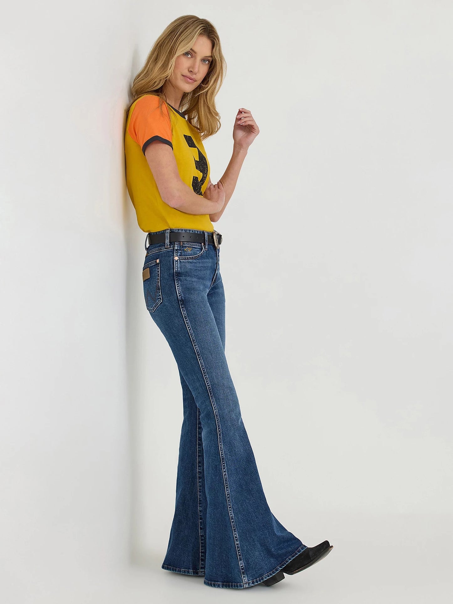 Wrangler X Lainey Wilson Baskin Blue Bell Bottoms Jeans