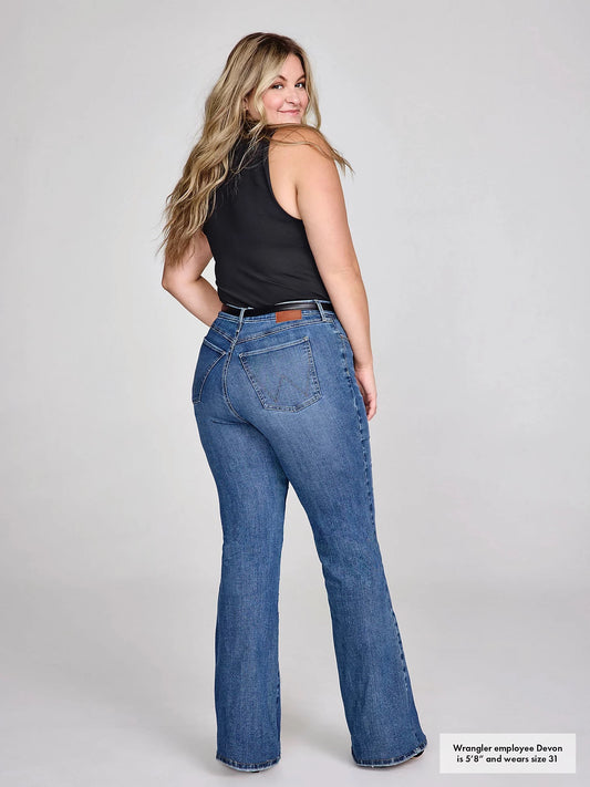 Wrangler Lily High Rise Bespoke Flare Jeans