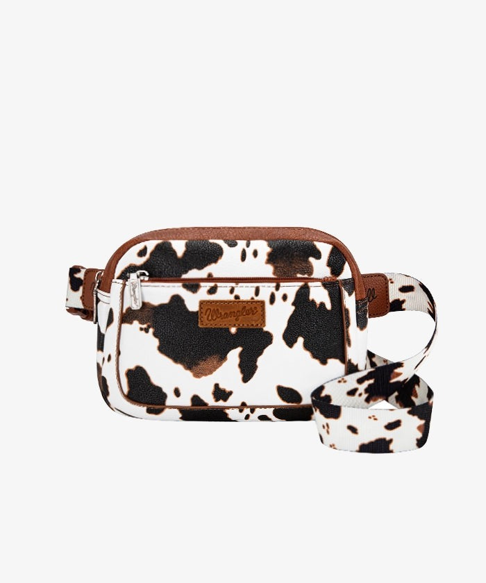 Wrangler Western Womans Cow Print Belt-Bag