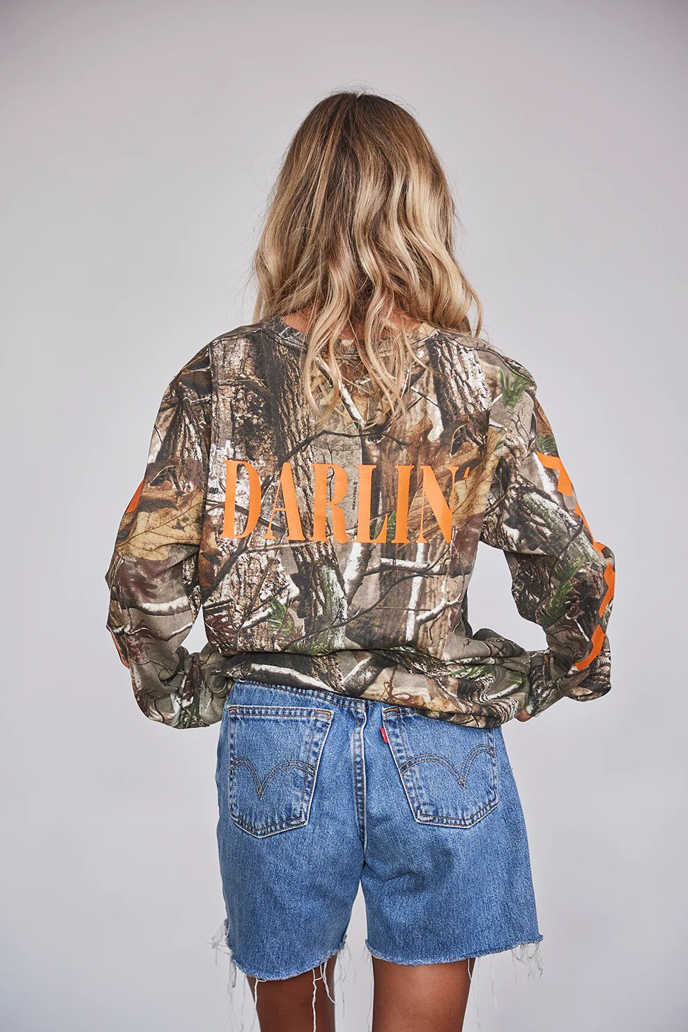 Darlin' Realtree Long Sleeve in Orange