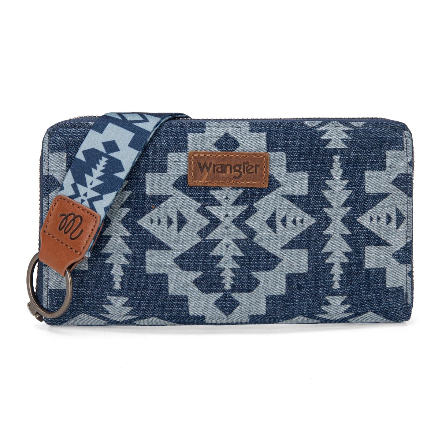 Wrangler Southwestern Print Wallet with Wristlet Strap