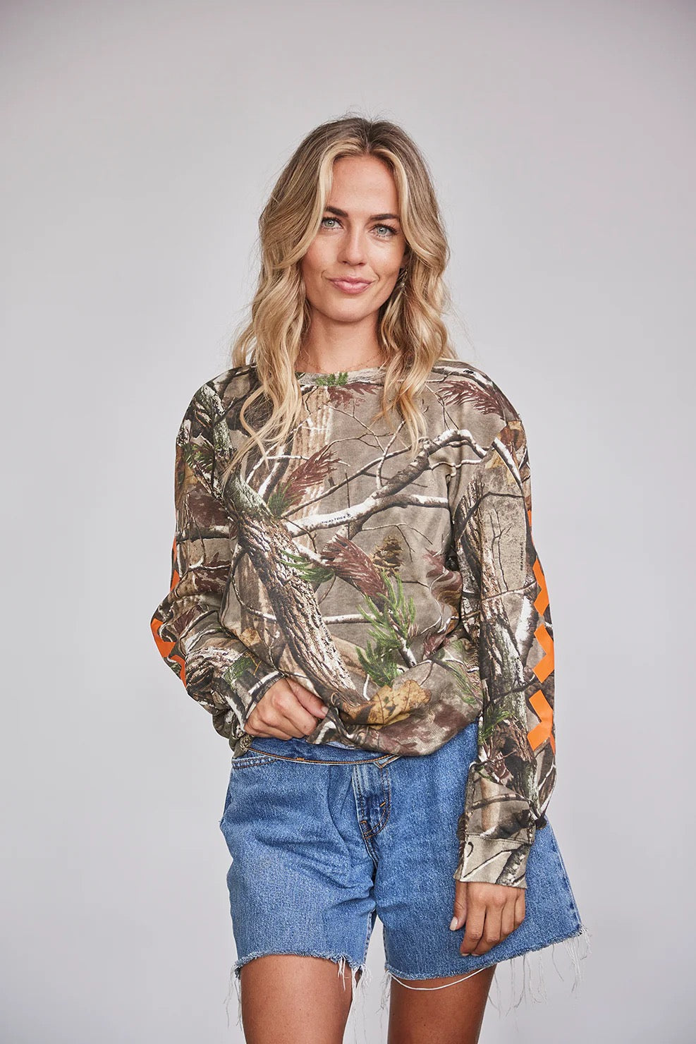 Darlin' Realtree Long Sleeve in Orange