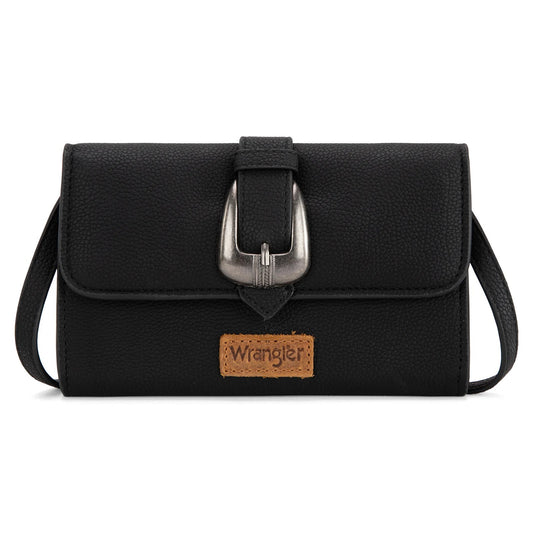 Wrangler Western Buckle Wristlet Clutch Wallet