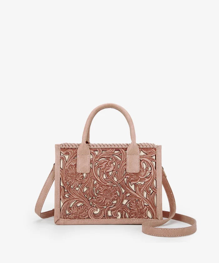 Trinity Ranch Floral Tooled Tote Bag