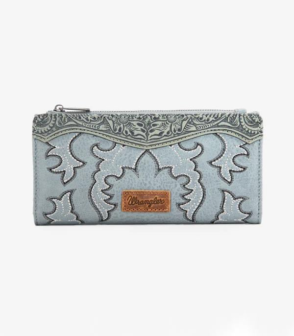 Wrangler Boot Scroll Embroidered Bi-Fold Wallet