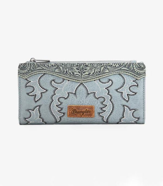 Wrangler Boot Scroll Embroidered Bi-Fold Wallet