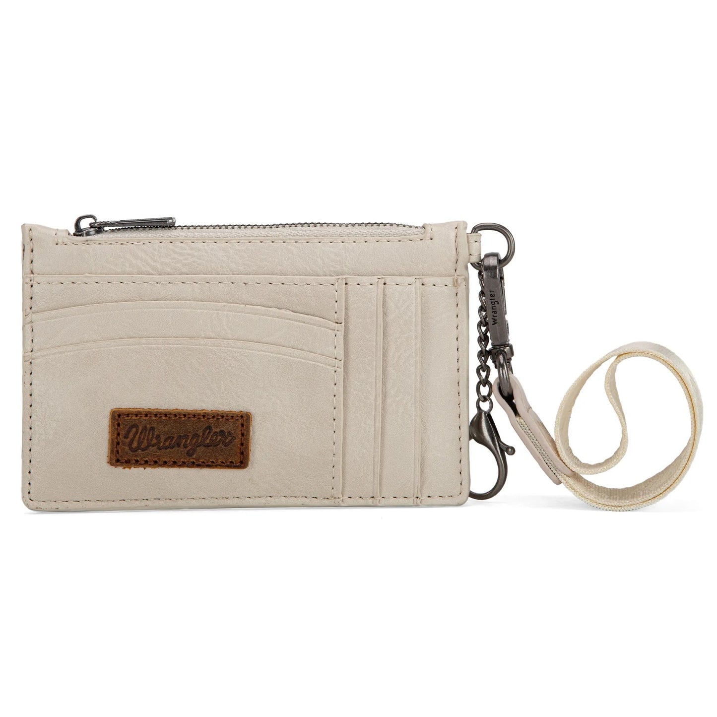 Wrangler VersaCarry Keychain Wallet, Solid Color Key Chain Wristlet Card Wallet